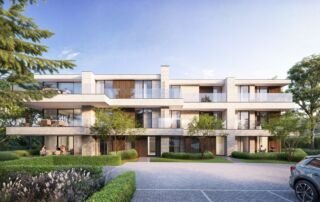 Notarispark Kuurne Steelander Projectontwikkeling vooraanzicht gebouw