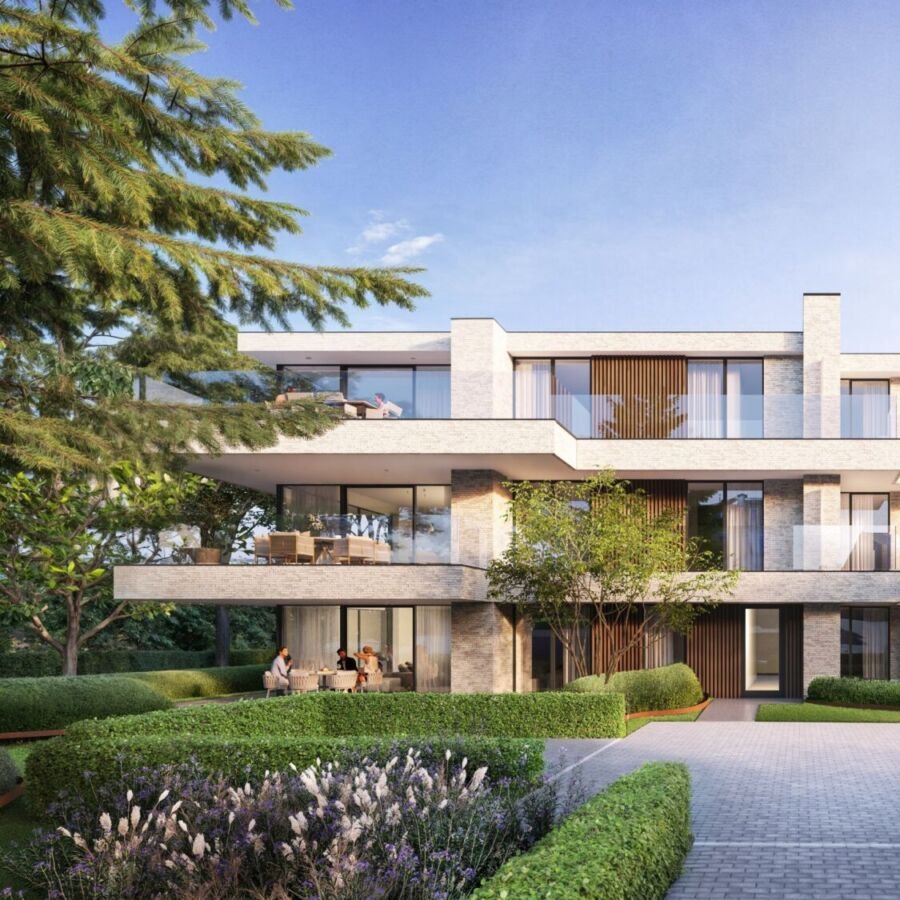 Notarispark Kuurne Steelander Projectontwikkeling vooraanzicht gebouw