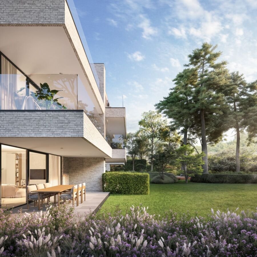 Notarispark Kuurne - Steelander projectontwikkeling - nieuwbouw appartement te koop in parktuin Notarispark Kuurne - Steelander projectontwikkeling - nieuwbouw appartement te koop in parktuin